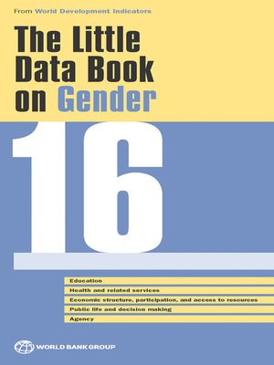 cover image of The Little Data Book on Gender 2016